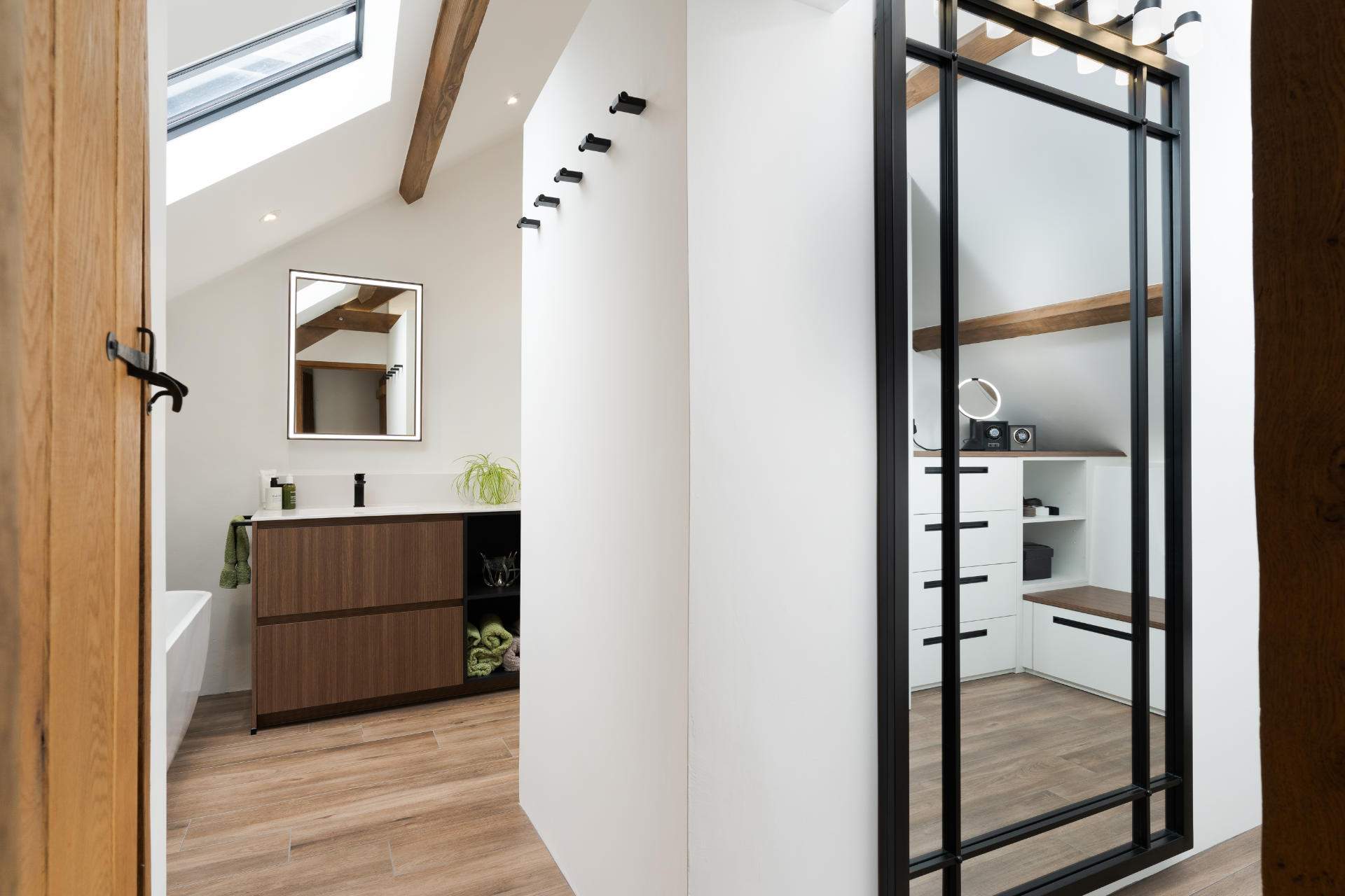 Bathroom and dressing room