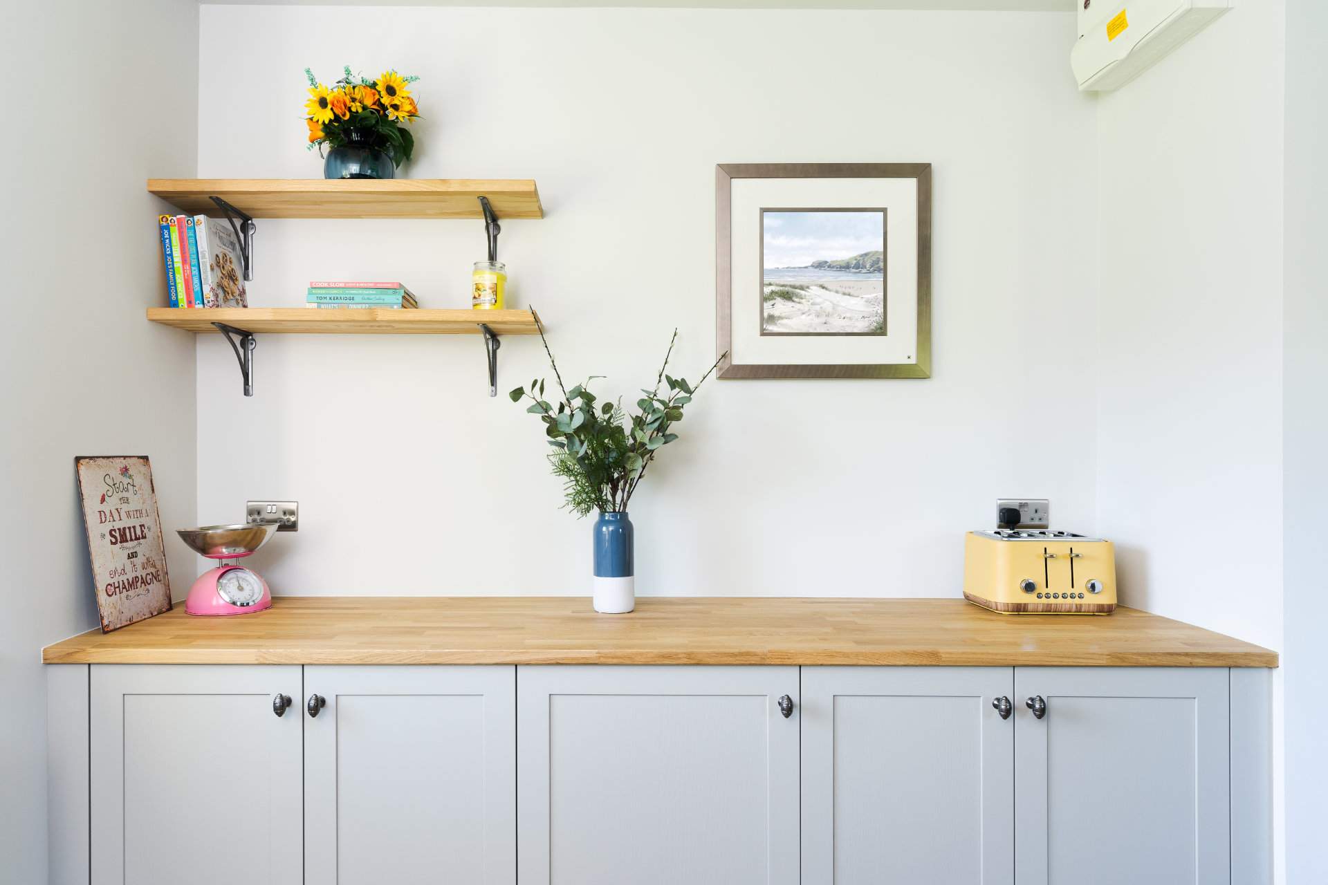 The stylish utility area