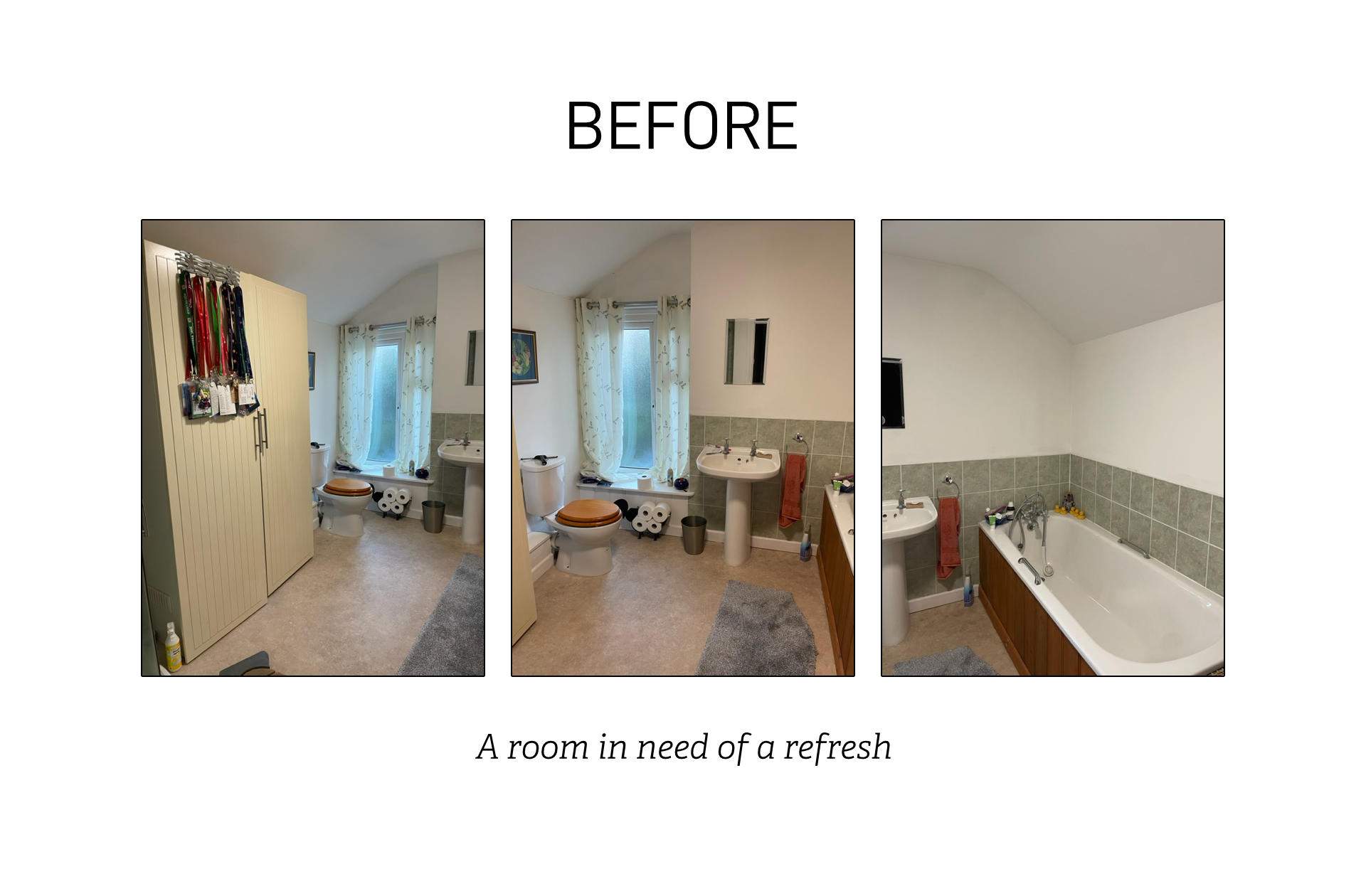 The before pictures