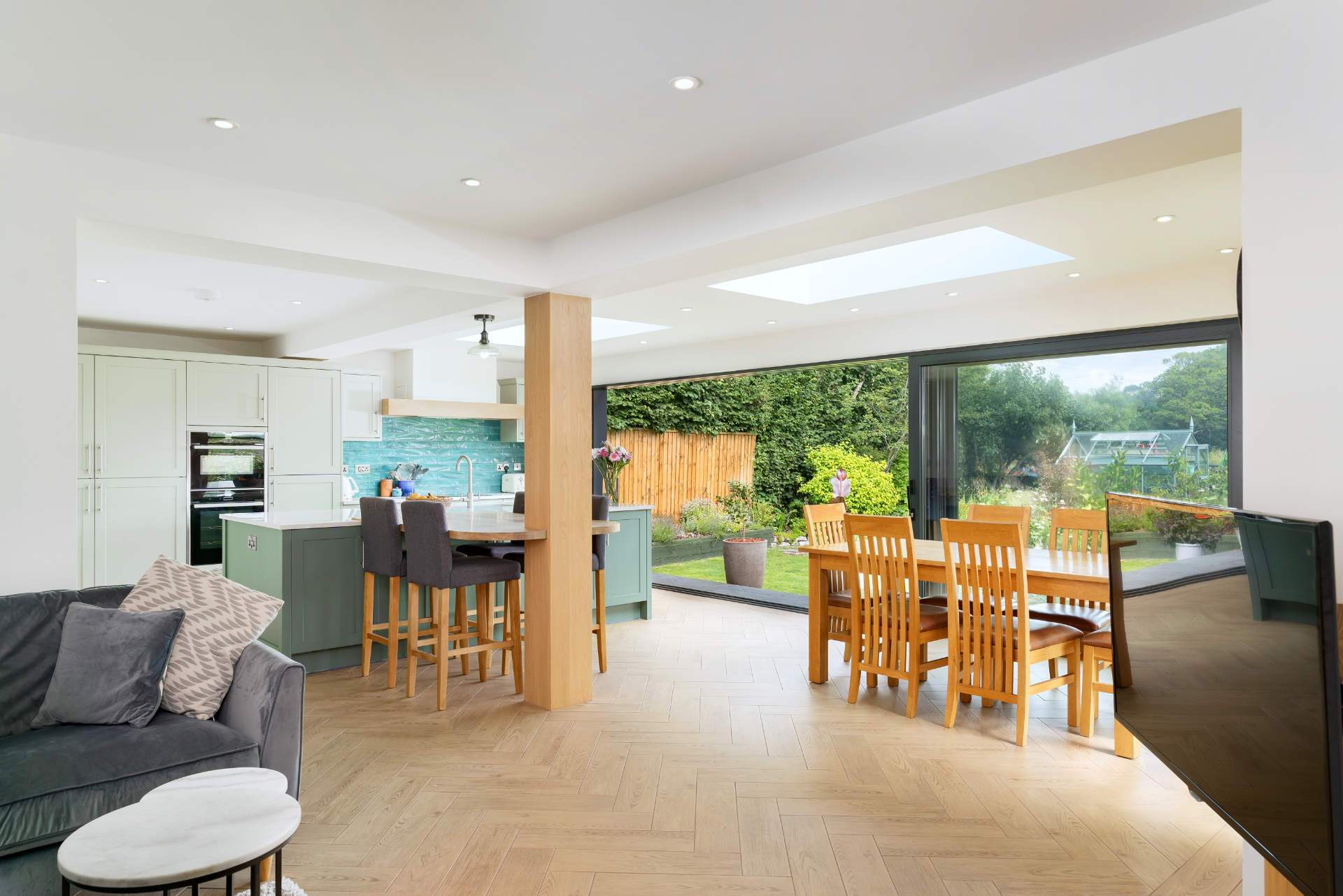 The luxury of space for the family to enjoy